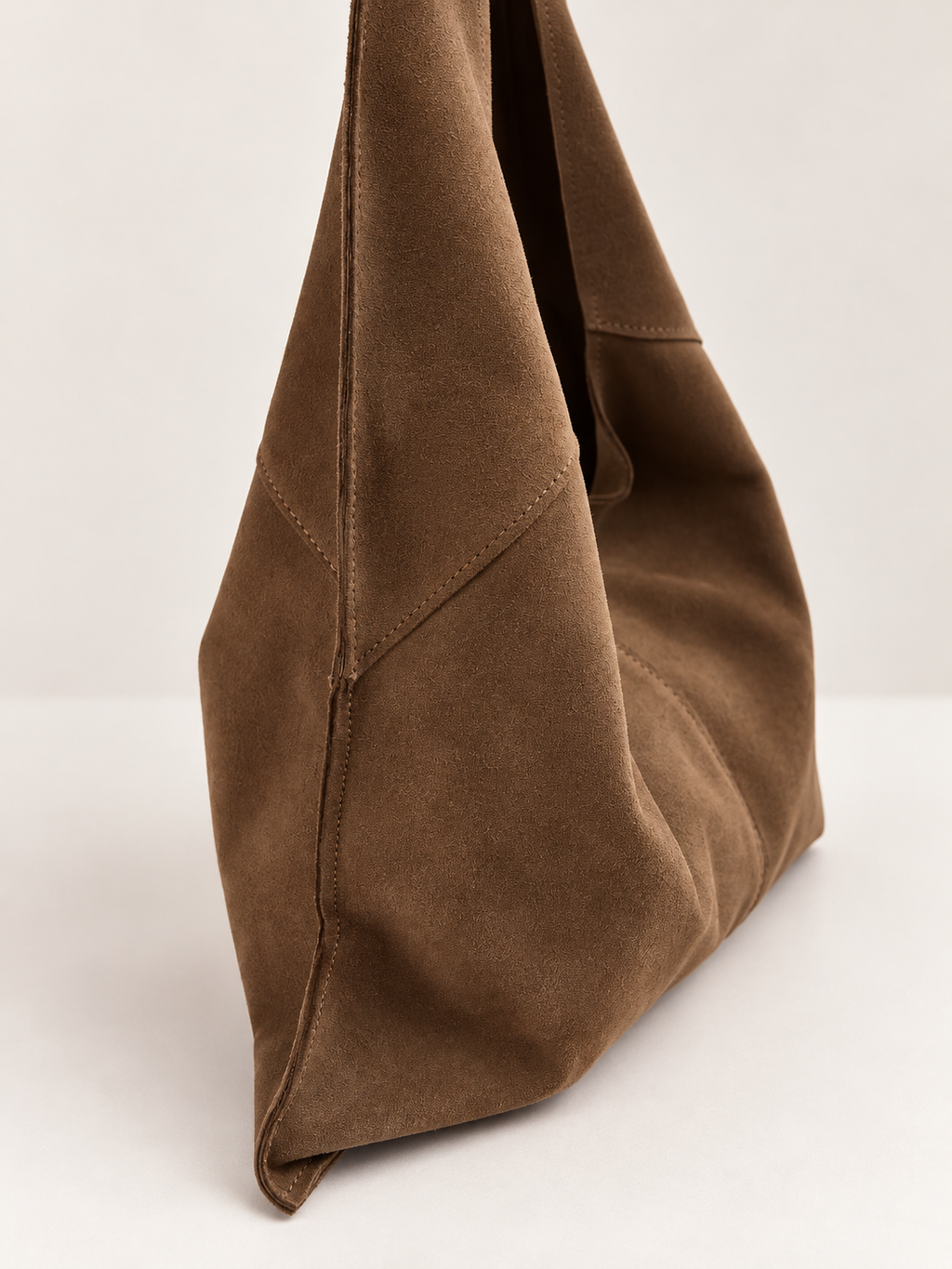 Suede Hobo Caramel