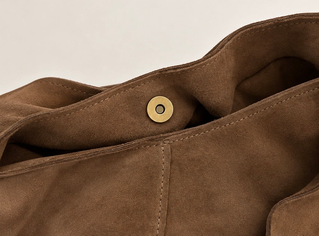 Suede Hobo Caramel