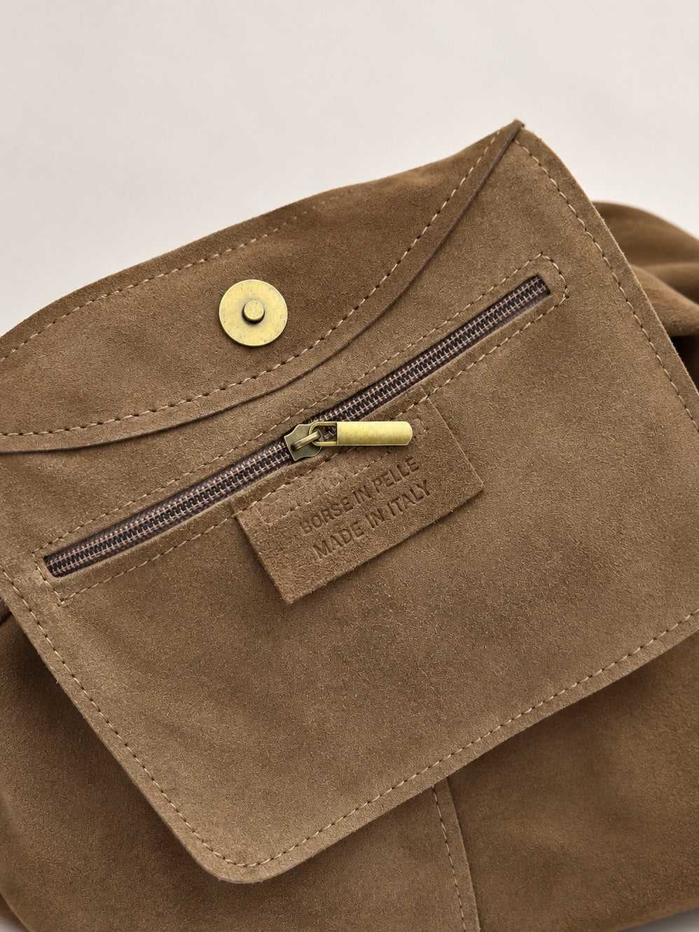 Suede Hobo Caramel
