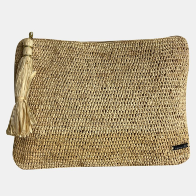 Pouches Camalya | Sloche Pouch Naturel-Pompon Balai Naturel