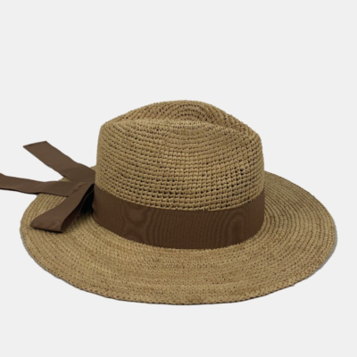 Hats Camalya | Basile Hat Naturel-Ruban Beige